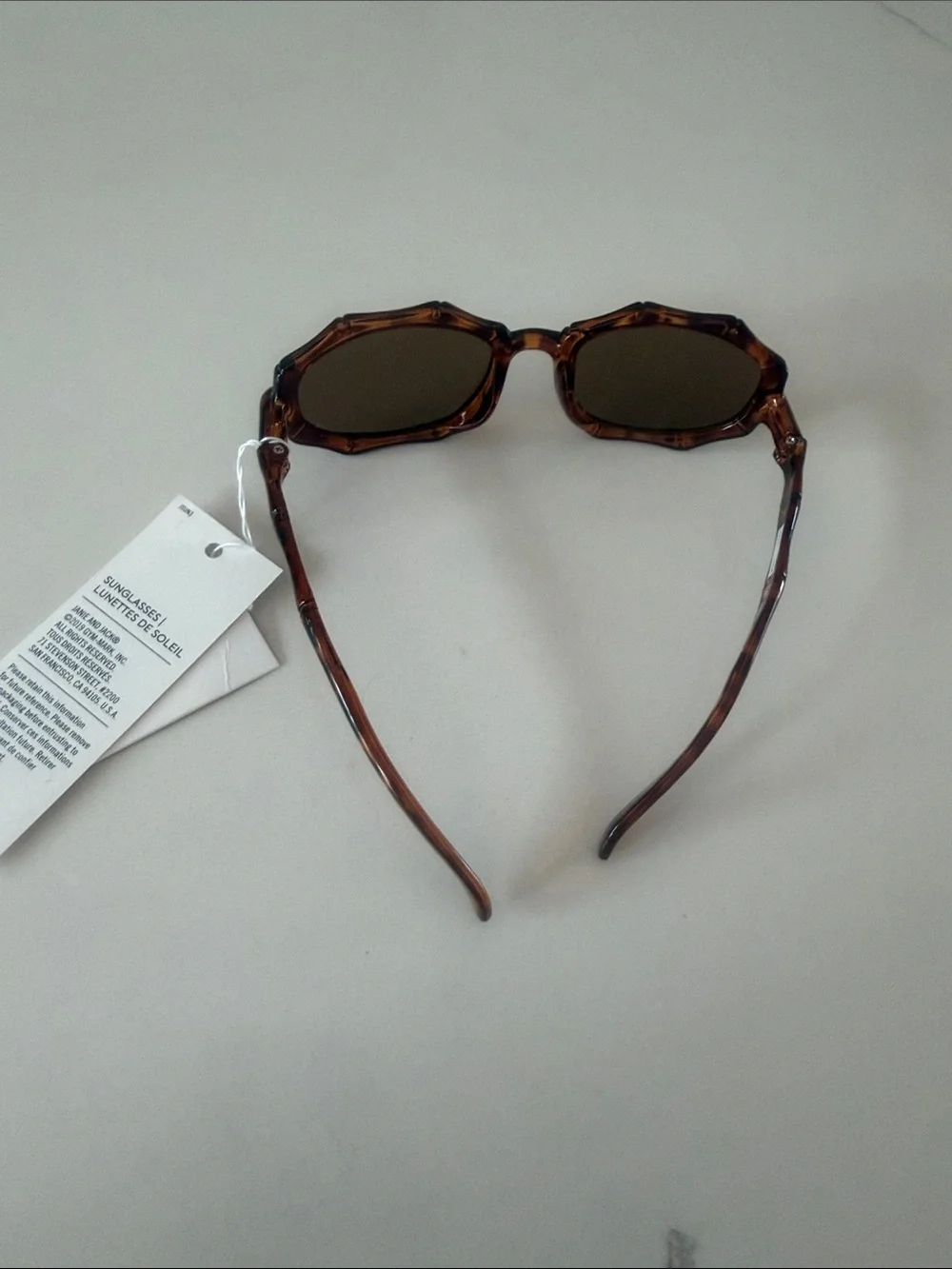Janie and Jack Tortoise Shell Kids Sunglasses with Brown Lenses